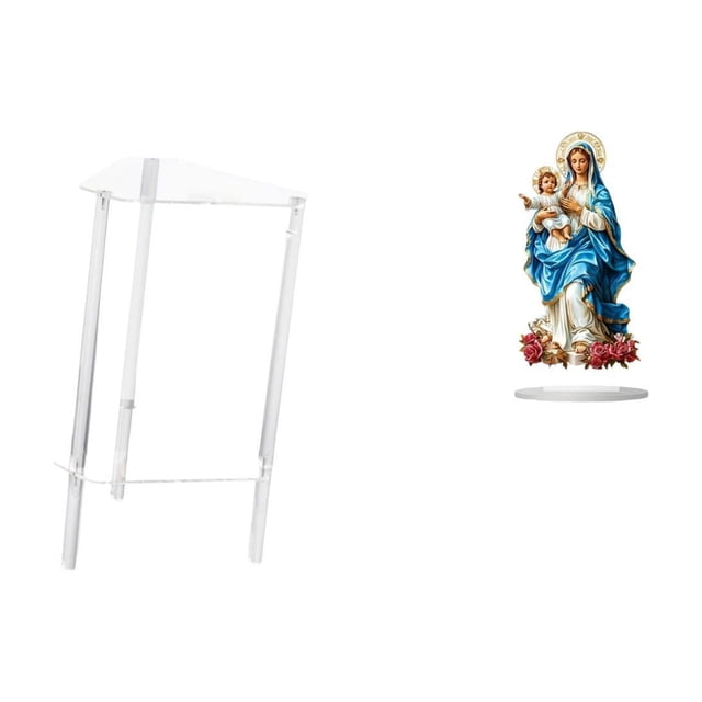 Mesita De Noche Minimalista De Acrílico Y Decoración De Mesa, Mueble De Noche Moderno Y único Con Adorno DIY Para Sala De Estar, Dormitorio, Casa De Vacaciones.