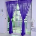 thumbnail image 2 of Juego de ventana transparente Zulema 2 piezas lavable 200x270cm, 2 of 8