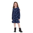 thumbnail image 6 of Stitch Girls Print Skater Dress with Long Sleeves, Sizes 4-16, 6 of 10