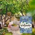 thumbnail image 3 of Sm:)e Summer Garden Flag 12 x 18 Inch Double Sided, Hydrangea Seasonal Farmhouse Yard Outdoor Banner, 3 of 6
