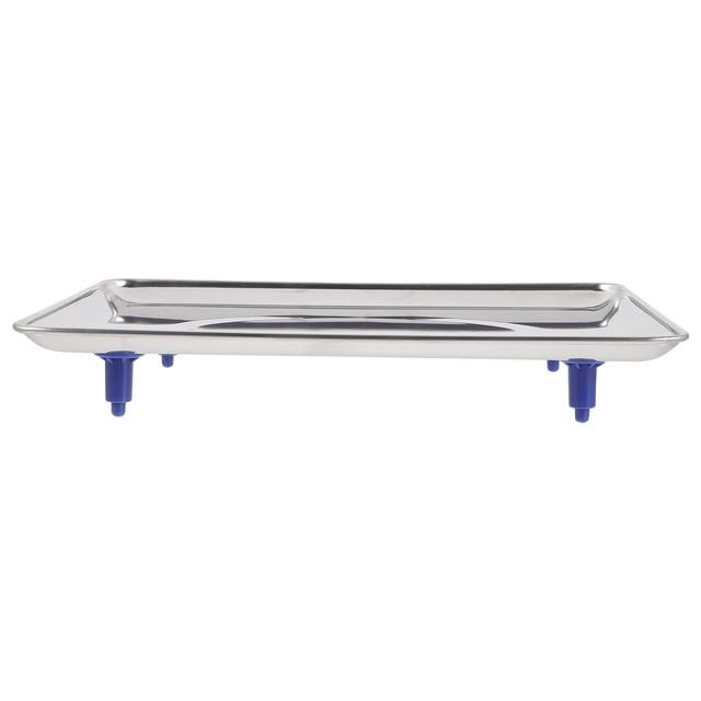 WRITWAA 1Pcs Silver Metal Weigh Tray for Electronic Scale Accessories Simple Design 34.00X24.00X5.50cm