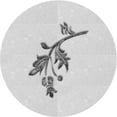 thumbnail image 1 of Ahgly Company Machine Washable Indoor Round Transitional Platinum Gray Area Rugs, 7' Round, 1 of 7