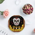 thumbnail image 4 of FMSHPON Horror Skull Girl Set of 8 Round Coaster for Drinks, Absorbent Ceramic Stone Coasters Cup Mat with Cork Base for Home Kitchen Room Coffee Table Bar Decor, 4 of 6