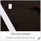 thumbnail image 4 of Blackout Door Curtain - Privacy Thermal Insulated Door Window Curtains Sidelight Curtain Tie up Shade, 4 of 4