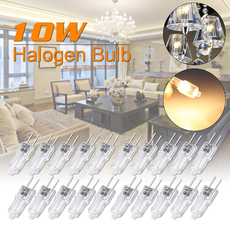 GE Halogen G4 Capsule Lightbulb 10w 12V 2 per pack 