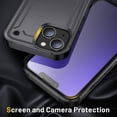 thumbnail image 3 of Funda para iPhone 14, doble capa de protección, a prueba de golpes, protección para pantalla y cámara., 3 of 5