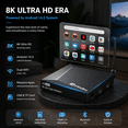 thumbnail image 5 of vSeeBox V6 Pro 8K Android TV Box with Voice Remote, 4+32GB, Dual Band WiFi 6, 7 Day Playback Feature, 5 of 6