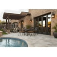 thumbnail image 4 of Maxim Nantucket Three Light 22-Inch Outdoor Post Light - Country Forge - 30080CDCF, 4 of 5