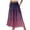Dark Purple#01, variant on Women Skirt Boho Gradient High Waisted Flowy Maxi Skirts Tiered Long Skirts with Pockets for Summer Beach Vacation