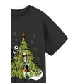 thumbnail image 4 of Disney The Nightmare Before Christmas Girls Graphic Short Sleeve T-Shirt, Sizes 4-16, 4 of 4
