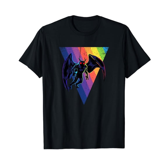 LGBT Mothman Black T-Shirt