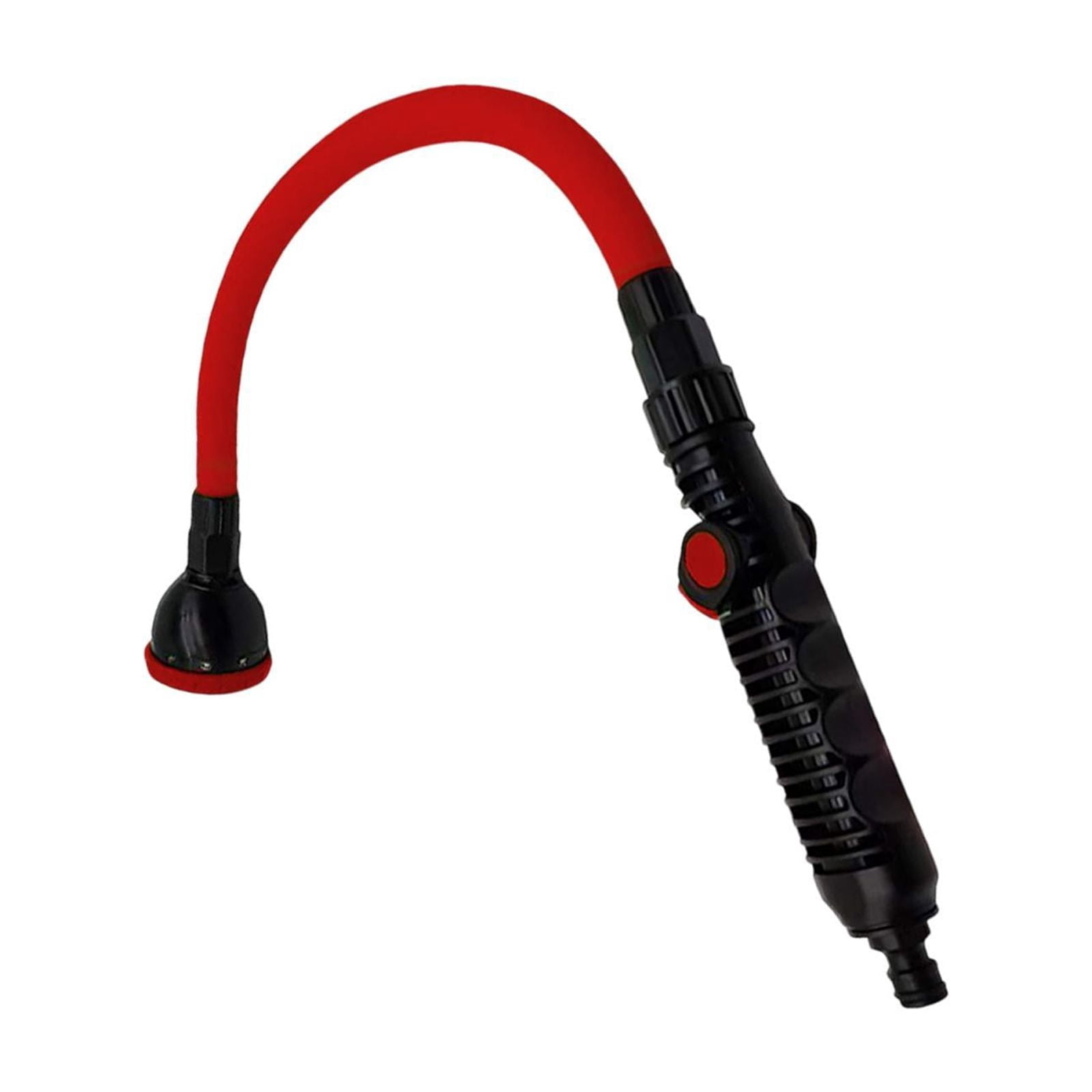 Bothyi Watering EU Thread Bendable Long Hose Nozzle Spraying for Flower Car Use Red