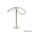 thumbnail image 4 of Two Ring Oval Guest Towel Valet - Satin Nickel / Grooved, 4 of 5
