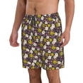 thumbnail image 2 of Logiee Flowers Daisy Print Mens Swim Trunks Quick Dry Board Shorts,Breathable Hawaii Beach Shorts Swimwear Bathing Suits-Small, 2 of 6