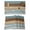 Blue, variant on Vintage Brown Wood Placemats Set of 4, Farmhouse Wooden Plank Rustic Placemats for Dining Table, Place Mats for Kitchen Tabletop, Waterproof Wipeable Dining Table Mats Set
