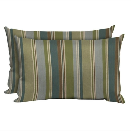 Better Homes And Gardens Outdoor Patio Lumbar Pillow, Set Of 2, Blue Better Homes and Gardens Outdoor Patio Lumbar Pillow, Set of 2, Blue Green Stripe - Better Homes And Gardens Outdoor Patio Lumbar Pillow, Set Of 2, Blue