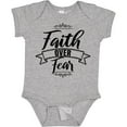 thumbnail image 3 of Inktastic Cancer Awareness Faith Over Fear Boys or Girls Baby Bodysuit, 3 of 5