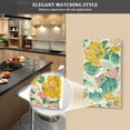 thumbnail image 5 of Yayeee Blank Wall Plate Cover 1-Gang 4.5"x2.7" Home Unused Decorative Outlet, Floral Wave, 5 of 7