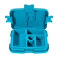 thumbnail image 1 of Student Lunch Box, Silicone Compartment Preservation Bento Box, Square Special Kindergarten Children's Outdoor Picnic Box Blue 5, 1 of 6