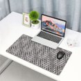 thumbnail image 5 of Bingfone Black White Stripes Large Gaming Mouse Pad,Extended Desk Mousepad with Stitched Edges,Non-Slip Base,Water Resist Keyboard Pad for Gamer, Office & Home, 29.5 x 16 in, 5 of 6