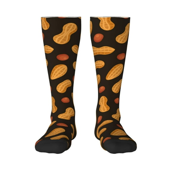 Honeii Peanuts5 Print Long Socks,Novelty Design Socks Gift for Men and Women,Crew Socks,Calf Socks