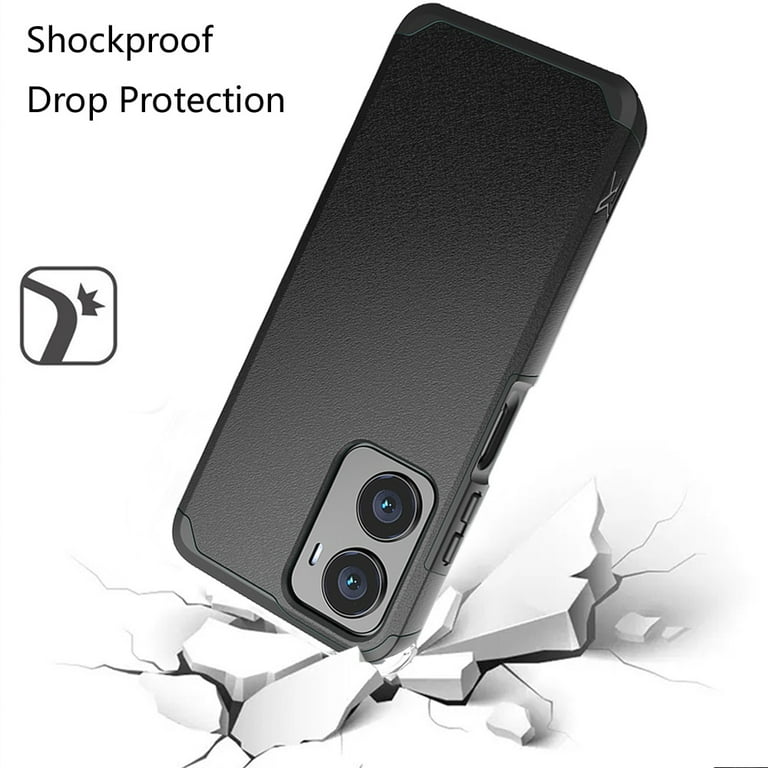 For Cricket Magic 2 5G 2024 Ultra Slim Fit Tough Strong Protection Shock Absorption Hybrid Dual Layer Hard PC + TPU Rubber Silicone Armor Phone Case