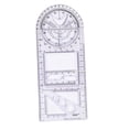 thumbnail image 1 of KLKCMS Multifunctional Drawing Ruler, Multipurpose Draw Round Curve Horizontal Line, junior school, 1 of 9