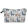 thumbnail image 1 of Bolsa de cosméticos para mujer, bolsas de maquillaje espaciosas adorables, neceser de viaje, organizador de accesorios, regalos Liama, 11 Feliz Sencillez, 1 of 4