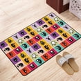 thumbnail image 3 of DouZhe Happy Freaky Cartoon Animals Rugs Doormat, Non-Slip Machine Washable Carpets Floor Door Mat , 36" x 24", 3 of 6
