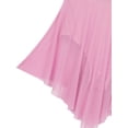 thumbnail image 5 of LiiYii Kids Girls Sequined Lyrical Ballet Dance Dress Sleeveless Cutout Back Irregular Tulle Skirt Pink 6, 5 of 7