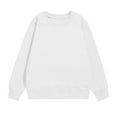 thumbnail image 5 of Diufon Little Boys Girls Sweatshirt Hoodless Long Sleeve Round Neck Tops Fall Winter Warm Blouse for Kids, 5 of 5