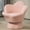 Pink, variant on Pawverly Boucle Swivel Barrel Chair, 360° Flower Accent Sofa Chair for Living Room & Bedroom, Modern Upholstered Home Seating, White