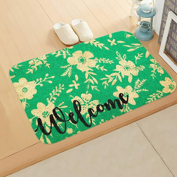 Xihbxyly Felpudo de Bienvenida, Diseño Impreso En Hd, Elegante Decoración para El Hogar, Base Antideslizante, Uso En Interiores, Fácil de Limpiar, Resistente a Los Rayos Uv, Tamaño 40 X 60 Cm, Ideal