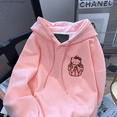 thumbnail image 3 of Sudadera con capucha de Hello Kitty para mujer, dulce y linda, para otoño e invierno, nueva versión coreana, sudadera con capucha holgada, informal y versátil, tendencia de moda, 3 of 5