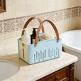 thumbnail image 4 of HOARBOEG Portable Shower Caddy, Foldable Travel Organizer with Wet & Dry Compartments, Hanging Bath Storage Basket for Toiletries, Gym, Camping, Dorm Room, 4 of 6