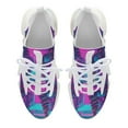 thumbnail image 6 of 2024 Snowman Christmas Tree Elk Women Or Men Lace Up Flat Sneakers Female Mesh Walking Footwear, 6 of 8