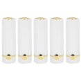 thumbnail image 1 of Tubo de lápiz labial vacío, 5 uds., tubo de lápiz labial DIY portátil blanco, tubo de bálsamo labial, calidad inigualable, 1 of 5