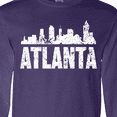 thumbnail image 4 of Inktastic Atlanta Skyline Grunge Long Sleeve T-Shirt, 4 of 5