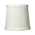 thumbnail image 2 of Set of 6 Light Oatmeal Linen Drum Chandelier Clip-On Lampshade 4x5x5, 2 of 8