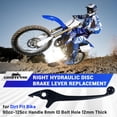 thumbnail image 2 of Lohol 2PCS Right Hydraulic Disc Brake Lever Replacement for Dirt Pit Bike 90cc-125cc Handle 8mm ID Bolt Hole 12mm Thick, 2 of 6
