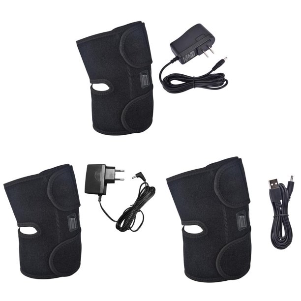 Masajeador de rodilla con calefacción eléctrica Calentador de rodilleras de moxibustión con compresa caliente (USB)
