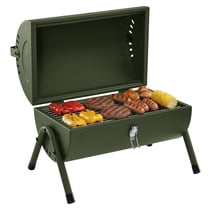 Royal Gourmet CC1015L Portable Charcoal Grill,with Four Air Vents, for Outdoor Backyard, Patio Parties and Picnics, Olive Green