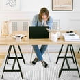 thumbnail image 2 of Hardwood Floor Office Chair Mat, 36"x48" Heavy-Duty Floor Protector, Gray, 2 of 17