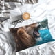 thumbnail image 5 of Fotbe Ice Blue Coastal Lion Funda de Almohada Decorativa Estilo Occidental, Lujo en Algodón, Fundas para Almohadas King, Cojín Estampado para Decoración del Hogar-14"x20", 5 of 6