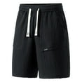 thumbnail image 2 of Mens Gym Shorts - Men's Workout Gym Shorts Athletic Shorts Casual Work Flat Front Shorts Quick Dry Athletic Workout Gym Shorts Casual Short Pants Gym Shorts, 2 of 7