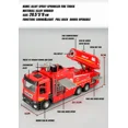 thumbnail image 6 of 1/32 Fire Truck Model Water Spray Fire Rescue Toy Car Die-cast Light Sound Simulation Vehicle Pull-Back Car Models for Kid Gift, 6 of 10