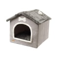 thumbnail image 4 of Dog Bed House with Removable Washable Cushion Basket Soft Plush Cat Bed L L, 4 of 8