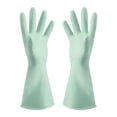 thumbnail image 1 of Städhandskar för hushållsbruk, återanvändbara diskhandskar, halkfria kökshandskar av livsmedelskvalitet (1 par), 1 of 4