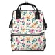thumbnail image 1 of Disketp Cute Flower Mochila de Pañales de Gran Capacidad con Múltiples Bolsillos, Mochila de Viaje Multifuncional para Bebé, Unisex, Moderna y Resistente, 1 of 6