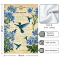 thumbnail image 3 of 2 Pcs Funny Kitchen Towels,Pioneer Flower and Hummingbird Microfiber Dish Towels,Kitchen Tea Towels,Kitchen Towel Set (18" X 26"), 3 of 3